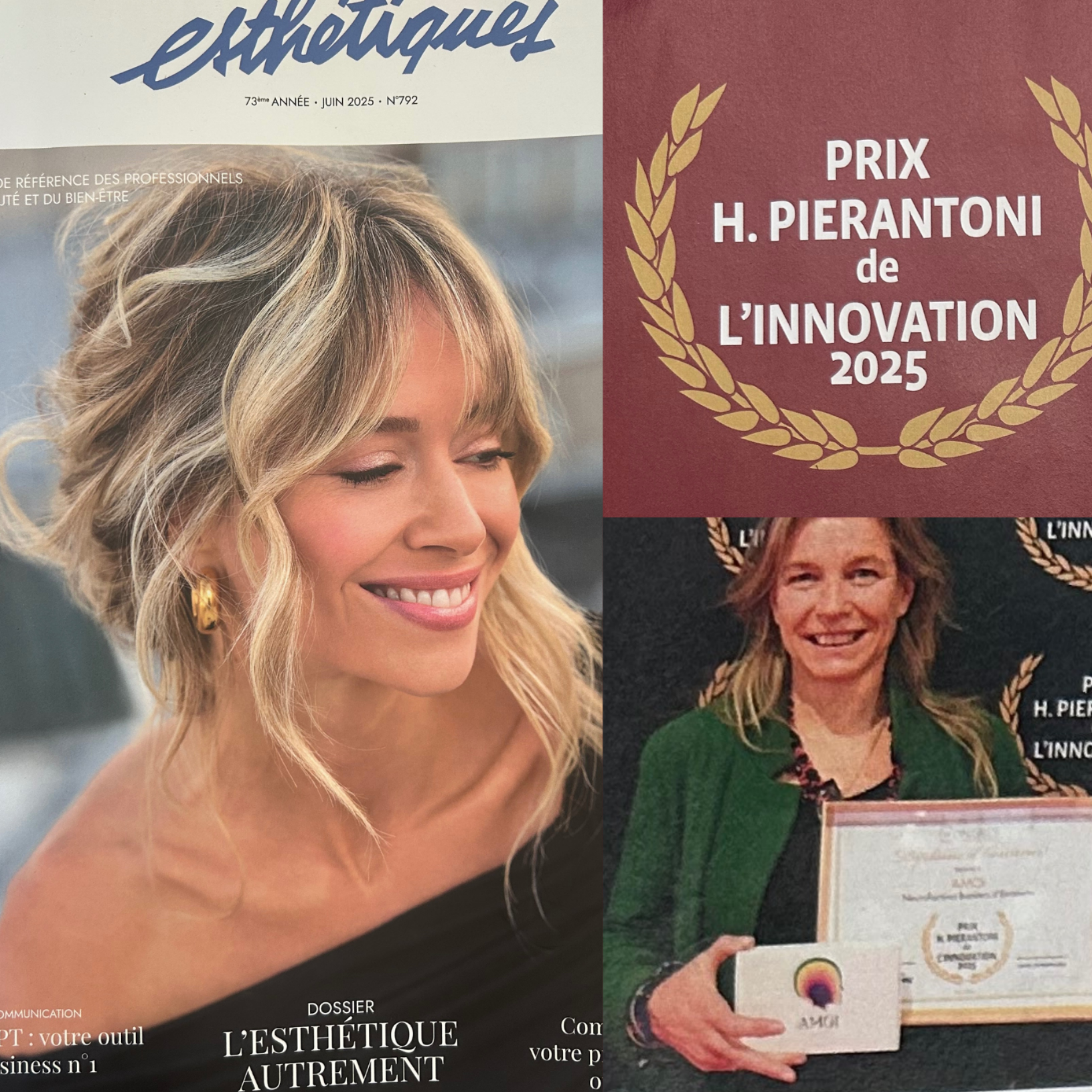 PRIX H. PIERANTONI DE L' INNOVATION 2025 - Congrès International d’Esthétique et Spa